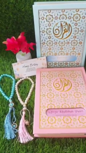 Al-Quran Bisa Custom Nama Ukuran A5 Dan A6 Free Tasbih Mutiara Quran Untuk Mahar Pernikahan