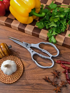 Heavy Duty Sharp Kitchen Scissors Serrated Multi-Purpose Kitchen Scissors for Poultry SK05
