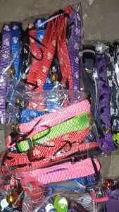 1-12pcs 1.0cm Preloved Pet Dog Cat Assorted Single Collar ( AS IS)