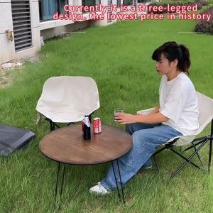 Ditto Wooden Folding Coffee Table 50/60/70/80cm Foldable Dinng table with Set