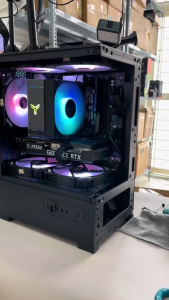 Case Máy Tính Magic MIX | Micro ATX / Đen - Trắng - Hồng Thiết Kế Hiện Đại Kích Thước Nhỏ Gọn