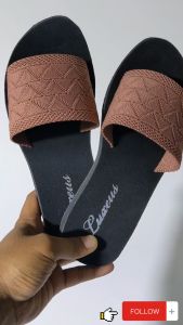 Sandal Wanita Selop Rajut Luxeus Karet Sol Non Slip