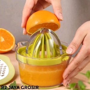 Alat Peras Juicer Manual 4 In 1 Parutan Dan Pemisah Telor Jeruk Lemon Citrus Orange Jeruk Nipis Manual Multifungsi