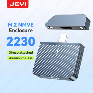 JEYI | JEYI 2230 M.2 NVMe Direct-attach SSD Enclosure USB 3.2 10Gbps In-line Aluminum Solid State Drive With Magnet Protective Case