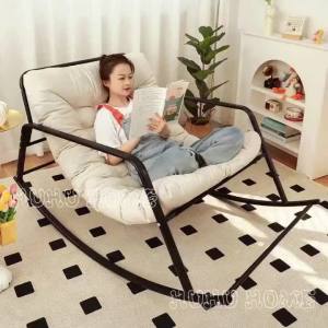 Double rocking chair recliner chair sofa chair bedroom balcony living room influencer lazy rocking chair leisure chair comfortable lunch