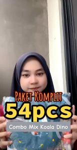 56pc Paket Perlengkapan Baju Celana Bayi Baru Lahir Premium 0-12 Bulan Combo Mix Koala Dino SNI