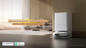 Xiaomi Robot Vacuum 5 Pro หุ่นยนต์ดูดฝุ่น | ระบบหลบหลีกสิ่งกีดขวาง AI | เรดาร์อัจฉริยะแบบยืดหดได้ dToF | กล้องHDด้านหน้า