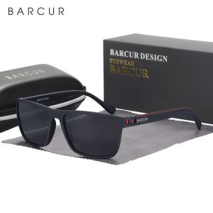 BARCUR Design Men Polarized Sunglasses Light Weight Sports TR90 Sun Glasses Women Eyewear Accessory Oculos UV400 Protection