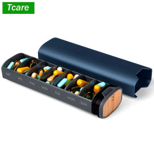 Hộp Đựng Thuốc Hàng Tuần Cao Cấp 7 Ngăn Bằng Nhôm Dung Tích Lớn Kiểu Dáng Thời Trang Dùng Cho Thực Phẩm Bổ Sung Vitamin Thuốc