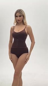 Naisstoo women shapewear bodysuit tummy control tight slimming body shaper bodysuit with bras