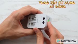 Ổ cắm điện đa năng du lịch Universal Travel Adapter nhiều đầu