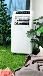 Klein_Home แอร์เคลื่อนที่ แอร์บ้านเล็ก ปริมาณลม 30000/BTU เครื่องทำความเย็นคอมเพรสเซอร์ เย็นเร็ว ไม่ต้องเติมน้ำ ไม่ต้องใช้เครื่องภา