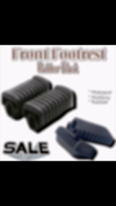 KYMCO VISAR 110 - ML Motorcycle Front Rubber Black | high Quality 1pair!