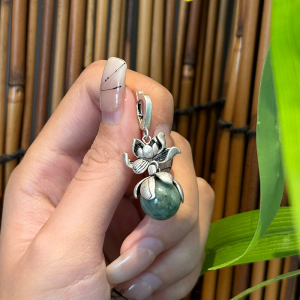 Good Thing Lotus 925 Silver Retro Lotus Pendant Female Ethnic Style Distressed Niche Design Accessible Luxury Elegant Necklace