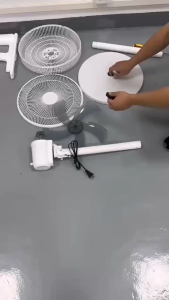 Remote controlled stand fan 8-speed settings Oscillating airflow  Energy Saving Fan