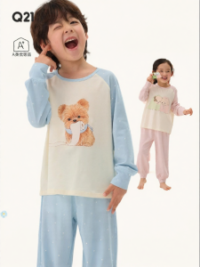 Q21 | Breathable Antibacterial Tencel Cotton Childrens Pajamas