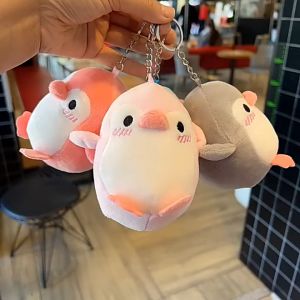 🌟🌠พร้อมส่งจากไทย🌟🌠พวงกุญแจตุ๊กตา เค้ก แมวนำโชค ปู ปลาคาร์ฟน่าร๊ากก พวงกุญแจห้อยกระเป๋า มาใหม่ล่าสุด