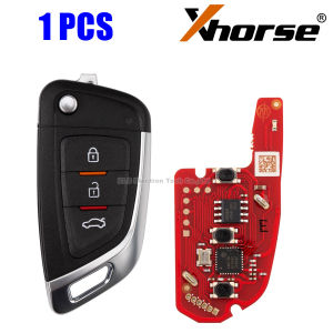 XHORSE | 5 Piece XHORSE XKKF05EN XK Series Blade Shape Folding Universal Remote Key English Version for VVDI tools