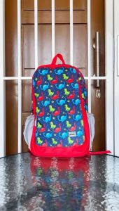 DECKS KIDS TAS ANAK TK PAUD LAKI LAKI BACKPACK DINO RED KECIL