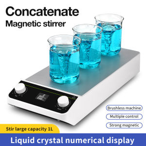 LCH-MS-3D 3 Positions Magnetic Mixer 1000ml Adjustbable Speed 100-1500 RPM Lab Equipment without Heating Mixing