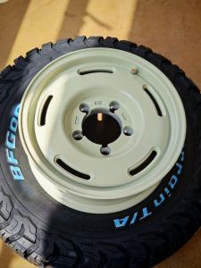 Cream Colour RETRO Alloy Rim for Suzuki Jimny (INCLUDE INSTALLATION)