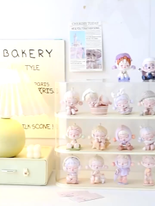 Display Cabinet Transparent Box Lego Popmart Molly Display Box Blind Box Storage Dustproof Acrylic Doll Display Rack