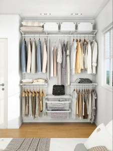 Open Bedroom Metal Wardrobe 1.8m