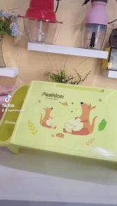 Meja Belajar Anak Karakter 56x30 cm - Meja Plastik Anak - Warna Random