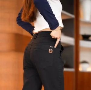 New summer mens casual pants straight slim stretch long pants mens trousers