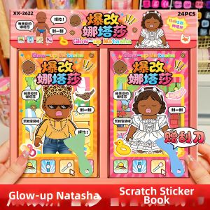 XIONGBUFAN | Intelligent Dress Up Sticker Toys for Girls 6 Plus