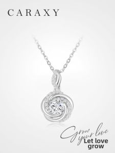 CARAXY | Cultivated Diamond Platinum Necklace