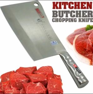 KR8512 30cm Heavy Duty Stainless Steel Bone Cleaver Kitchenware Knife{1Pcs}