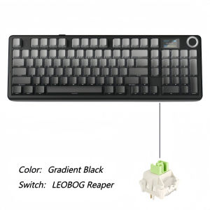 AULA | AULA F99MAX Tri-mode Mechanical Keyboard 98% Smart Display Knob Hot Swappable Gasket 8000mAh RGB For PC Mac Laptop