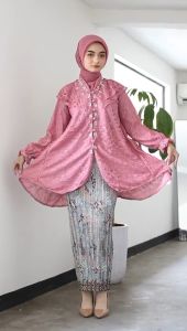 Kebaya Remaja Modern Brokat & Payet Mutiara Terbaru