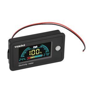 Gaqqee | Vôn Kế LCD Đa Năng DC 8-100V 6840D Chỉ Báo Dung Lượng Pin Kỹ Thuật Số Cho Pin Lithium Iron & Lead Acid Đo Điện Áp Thời Gian Thực
