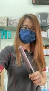 KOREA High-Quality Hair Straightener Iron with Ceramic Titanium Coating and LCD Display