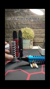 Holder Alat Hisap Rokok Plus Korek Elektrik Pipa Asbak Portable Dengan Korek Api Rokok Elektrik USB