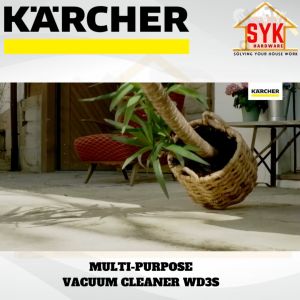 SYK Karcher WD3S 17L Multipurpose Wet and Dry Vacuum Cleaner Home Appliances Mesin Vakum Penyedut Habuk