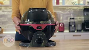BUFFALO 牛头牌 7L Air Fryer Pro Chef Plus Stainless Steel Inner Pot 360° Turbo Heating 牛头牌7L空气气炸锅不锈钢内胆360度自转设计(KW82)