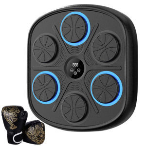 Music Boxing Machine Smart Boxing Game BT Link Boxing Target Workout Machine for Kids Adults Home Exercise