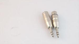 Zinc Alloy 1/4 Inch TRS To XLR Adapter 6.5mm Stereo 1/4 TRS Male To XLR 3Pin Female And Male Stereo Balanced Sound Connector Set