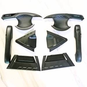 Paket Outer Handle Pintu Depan dan Belakang Mobil Honda HRV 2022 Hitam Doff