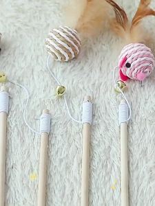 XIAOGUSHI | Đồ Chơi Mèo Bền Có Chuông Thay Đầu Dãn Nở Được
