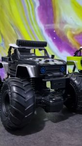 Mainan Mobil Remot Kontrol RC Jeep Offroad Climbing LED Asep Batre Cas