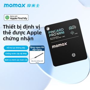 Momax | Waterproof GPS Tracking Tag With Wireless Charging for Various Uses