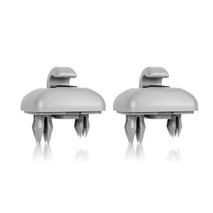 2Pcs For Audi A1 A3 A4 A5 Q3 Q5 S3 S4 S5 TT Allroad 8U0857562A Grey Interior Gray Sun Visor Clip Holder Hook Bracket Hanger