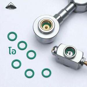 Campingmoon OR-4P ชุด 4 แหวนปิดผนึกยางซิลิโคนพลาสติกแก๊สอะแดปเตอร์ O-แหวนสําหรับ Camping Hiking กลางแจ้ง