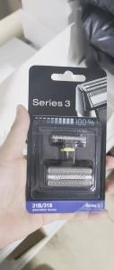 Lưỡi Dao Màu Đen 31B Dành Cho Máy Cạo Râu Braun Tương Thích Với Dòng 3 Series Cũ Control Flex Integral Flex XP Và Dòng 5000 6000.
