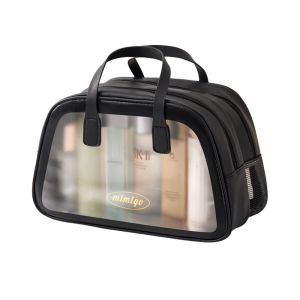 Portable Outdoor Toiletry Cosmetic Storage Bag with Dry/Wet Separation and Dual Layers B15