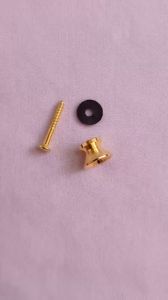 Pin Strap Sabuk Tali Gitar Cup Gold